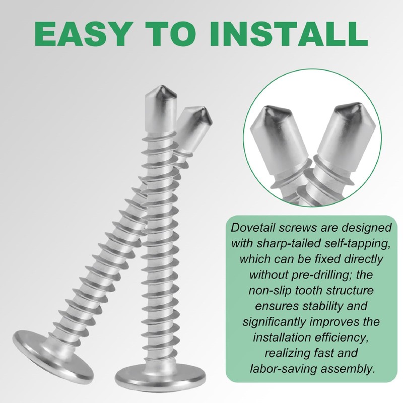 Self Tapping Screw, 410 Stainless Steel Drilling Screw M4.2 *
