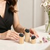 KUKUVR 3 Pack Wooden Ring Display Stands for Boutique Selling