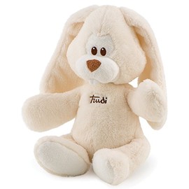 Trudi Hase Cremino Elfenbein Plüschtiere und Doudou-Spieluhren für Babys. Baby-Teddybären für Kinder. Neugeborenengeschenk für die ersten Monate | 26x36x14cm Größe M | Baby Cremino | Modell 18135