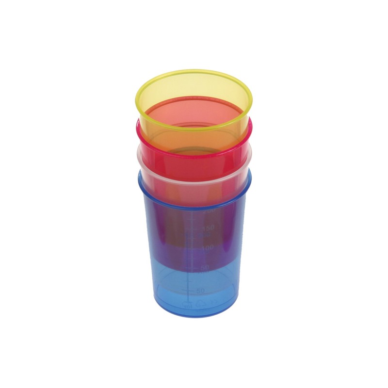 Sippy Cup Drinking Cup Set Red / Pink with Lid