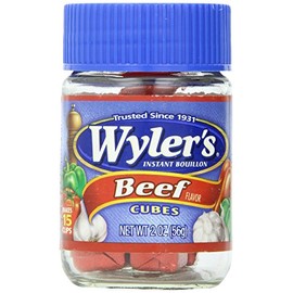 Wyler's Instant Beef Bouillon Cubes, 2 Ounce Jars (Pack of 4)