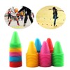 Slalom Hat, 50 Pieces Plastic Sports Training Traffic Cones Skating