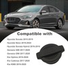 LESHIAUTO Coolant Reservoir Cap Cover Compatible with Hyundai Sonata 2015-2019