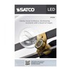 Satco S11528 LED Bulb, 6W (60W Eq), G25 Vintage Globe,