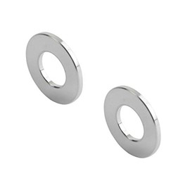 POSH 100212 Motorcycle Supplies, Aluminum Universal Collar, Inner Diameter 0.5 x 1.0 inches (12 mm) x Outer Diameter 1.0 inches (25.6 mm) x Thickness 0.1 inch (2 mm), Pack of 2