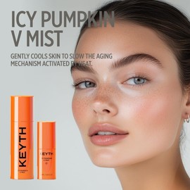 KEYTH ICY PUMPKIN V MIST (50ML, 1.69 FL.OZ.) / De-puff, Swelling Relief, Cooling, Refreshing, Icy Herb Complex, Pumpkin Fruit Extract