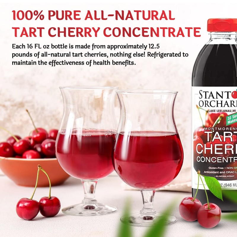 Stanton Orchards Montmorency tart cherry concentrate - Unsweetened 100% Juice