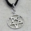 Baphomet Kette Anhänger mit Halsband, Handgefertigter Pentagramm Charm Schmuck aus