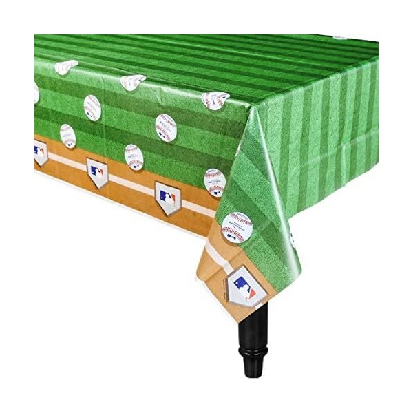 "Rawlings Baseball Collection" Printed Plastic Table Cover