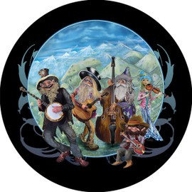 Tire Cover Gnome Bluegrass Spare Tire Cover (Custom Made to Your tire Size-See menu)