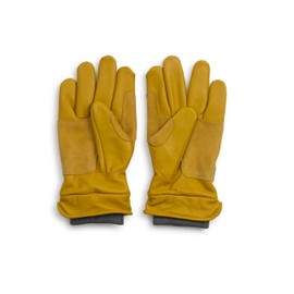 Barebones Kunar Glove - Premium Cowhide Leather All-Purpose Work and Cold Weather Glove - Natural Color - Size Medium