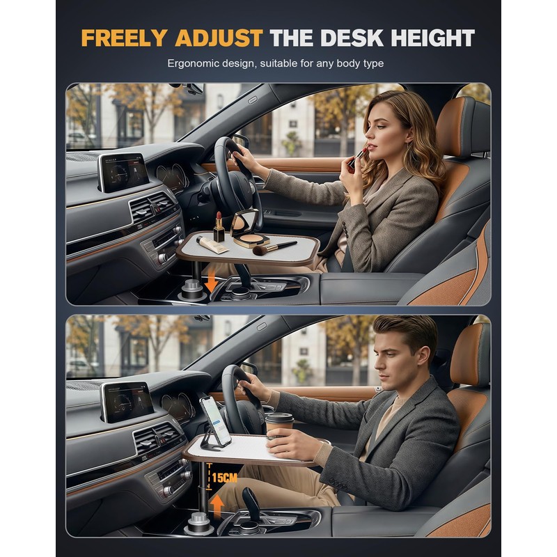 Aucoza Car Desk for Laptop, Car Table & Car Tray