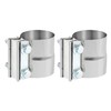 DOCAS 2.5 Inch Exhaust Clamp, Lap Joint Band Clamp Stainless
