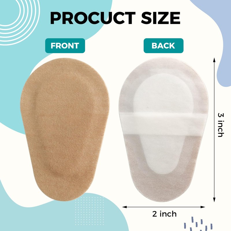 GlobalRoll 20 Pcs Adhesive Eye Patches, Eye Patches for Adults