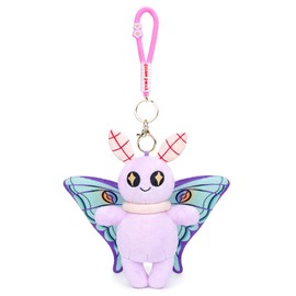 capybaraflying Soft Plush Luna moth Widgets Plush Toy, Purple Luna moth Animal Plush Toy, Realistic Flying Insects Stuffed Animal Silkworm moth Gift for Kids and Adults - 22cm/8.6in