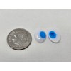 Pair of Zim's 12mm Oval Paste-On Plastic Eyes for Craft