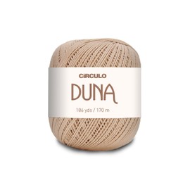Círculo Duna - Hilo Duna - 186 yardas, 3.5 onzas - Hilo DK Peinado ligero, 100% algodón virgen brasileño mercerizado, perfecto para tejer y ganchillo (paquete de 1 bola) (7650)