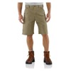 Carhartt Men's Canvas Work Short B147,Dark Khaki,34