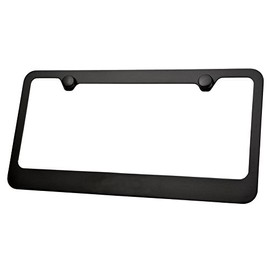 LFPartS Stainless Steel License Plate Frame (Black)
