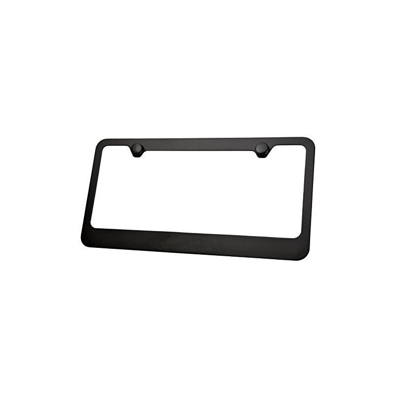 LFPartS Stainless Steel License Plate Frame (Black)