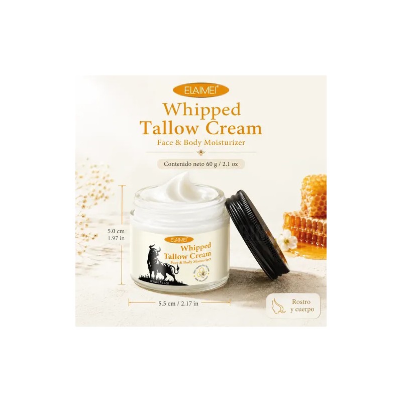 Crema Facial Corporal Cebo Res + Miel Hidrata Humecta Aclara