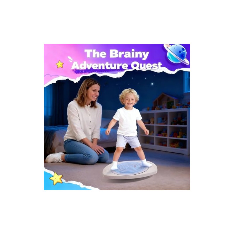 Maze Balance Board for Kids, 3 Replaceable Labyrinth Boards 140lbs