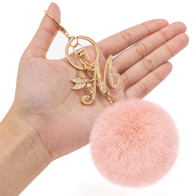 JSRQT Keyring Initial Letter Golden, m, Unit size