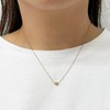 Metal Heart 1 Row Necklace Gold (N3261 – G)