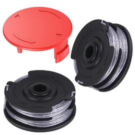 2+1 PCS Replacement Strimmer Line,Replacement Spool and Line,Strimmer Spool,Trimmer Spool Cover,Compatible with Bosch Advanced Grasscut 36,Art 36-36 LI,ART24/24+,Art 27/27+, Art 30/30+