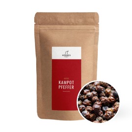 Hennes Finest Kampot Red Pepper, 250 g, Real Red Kampot Pepper, Whole Red Pepper, Kampot Pepper Red, Pepper for Mill, Red Pepper Kampot, Whole Red Peppercorns, Cambodia Pepper Red