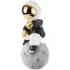 BRUBAKER Decorative Astronaut Sitting on the Moon in Cool Pose