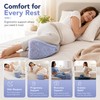 Ergonomic Knee Support Pillow for Side Sleeping – Polyester Leg