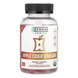Gomitas Veganas Zhou Nutrition Vinagre Sidra Manzana Orgánicas 60 U