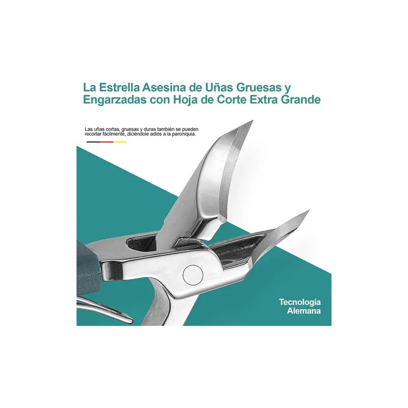 3pcs Cortaúñas Biselado Pico Águila Super Afilado Alicates