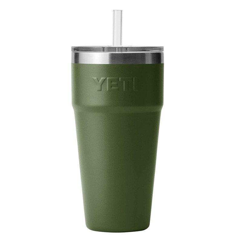 YETI Rambler 26 oz Straw Cup, Vacuum Insulated, Stainless Steel