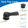 sourcing map 2Set Front Mount Universal Toilet Handle Replacement Kit