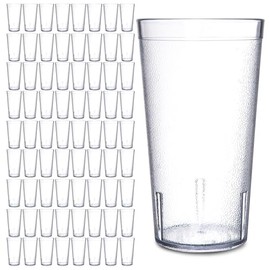 Carlisle 522007 Stackable Shatter-Resistant Plastic Tumbler, 20 oz., Clear (Pack of 72)