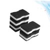 OHPHCALL 2sets Black Dish Wash Sponge Kitchen Cleaning Sponge Pad