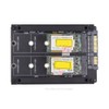 cablecc Dual NGFF B+M Key M.2 SSD Card JOBD Raid0