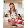 Bencailor Winter Aprons with Pockets Adjustable Holiday Kitchen Aprons Waterproof