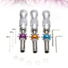 3 Pieces Tubikel Kits Locksmith Tools 7 Pin Extended Tubular