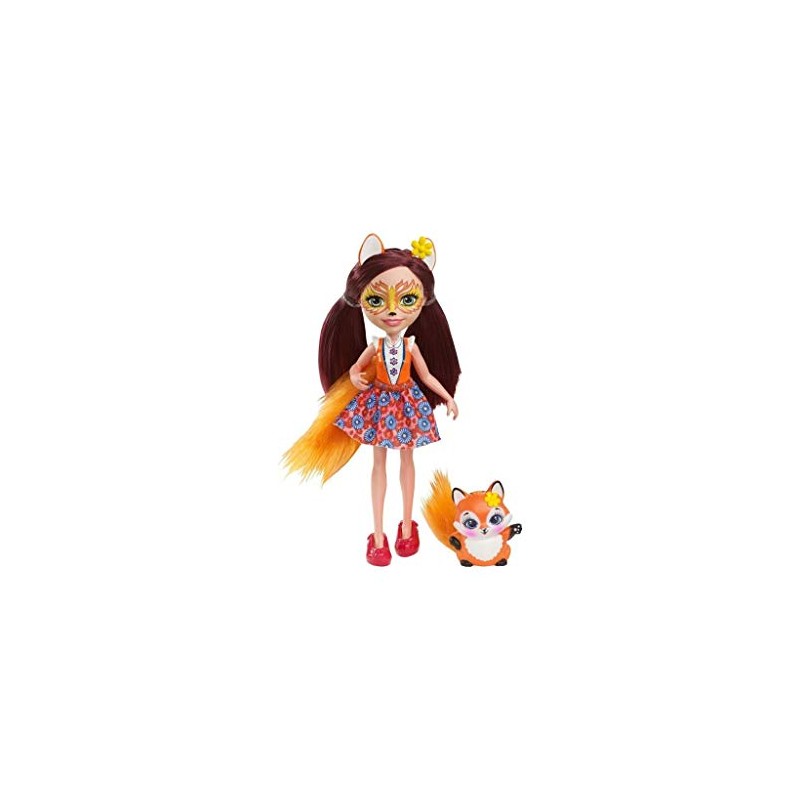 Mattel Enchantimals DVH89 - Fuchsmädchen Felicity Fox, Puppe
