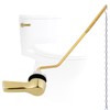 Hygie Rinse Toilet Tank Lever, Brushed Gold - Universal, Durable