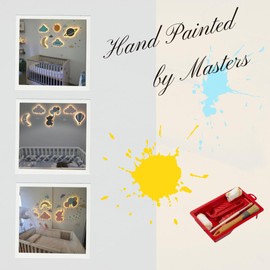 BugyBagy Remote Control Nursery Light for Baby and Toddler Room,9 Colors Changing Cloud Wall Lamp (AirBalloonBeige)