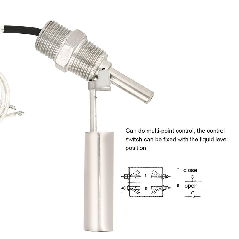 Ejoyous Liquid Level Sensor, 304 Stainless Steel Liquid Water Level