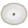 American Standard 0484.000 Estate 19-1/8" Undermount Fireclay Bathroom Sink with