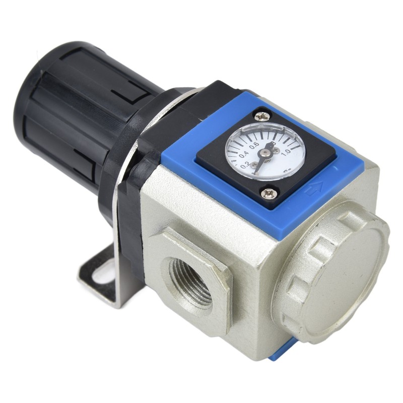 Air Compressor Regulator Aluminum Alloy Pressure Regulating Valve with Gauge