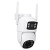 Dual Lens Security Camera 360° Pan Tilt Wireless Surveillance Camera