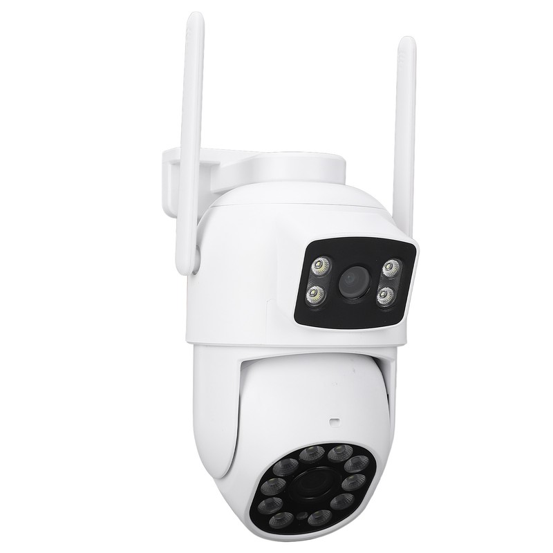 Dual Lens Security Camera 360° Pan Tilt Wireless Surveillance Camera
