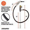 DeWay Battery-Powered Stick Fuel Transfer Pump with Hand Trigger Nozzle,